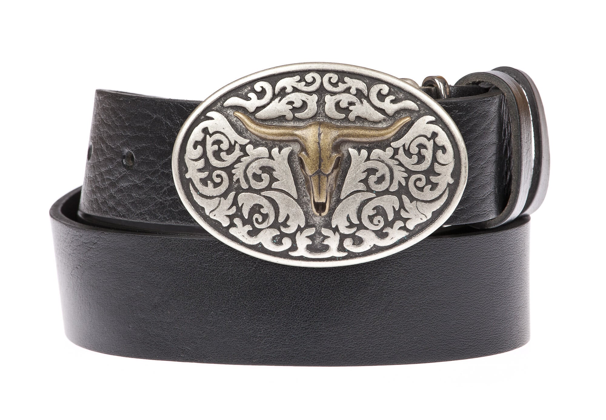 Ralph Lauren -Pink Italian Leather with longhorn silver buckle.Size Small West Star Texas Concho Brown Belt Horse Head Red Rhinestones  main image 2