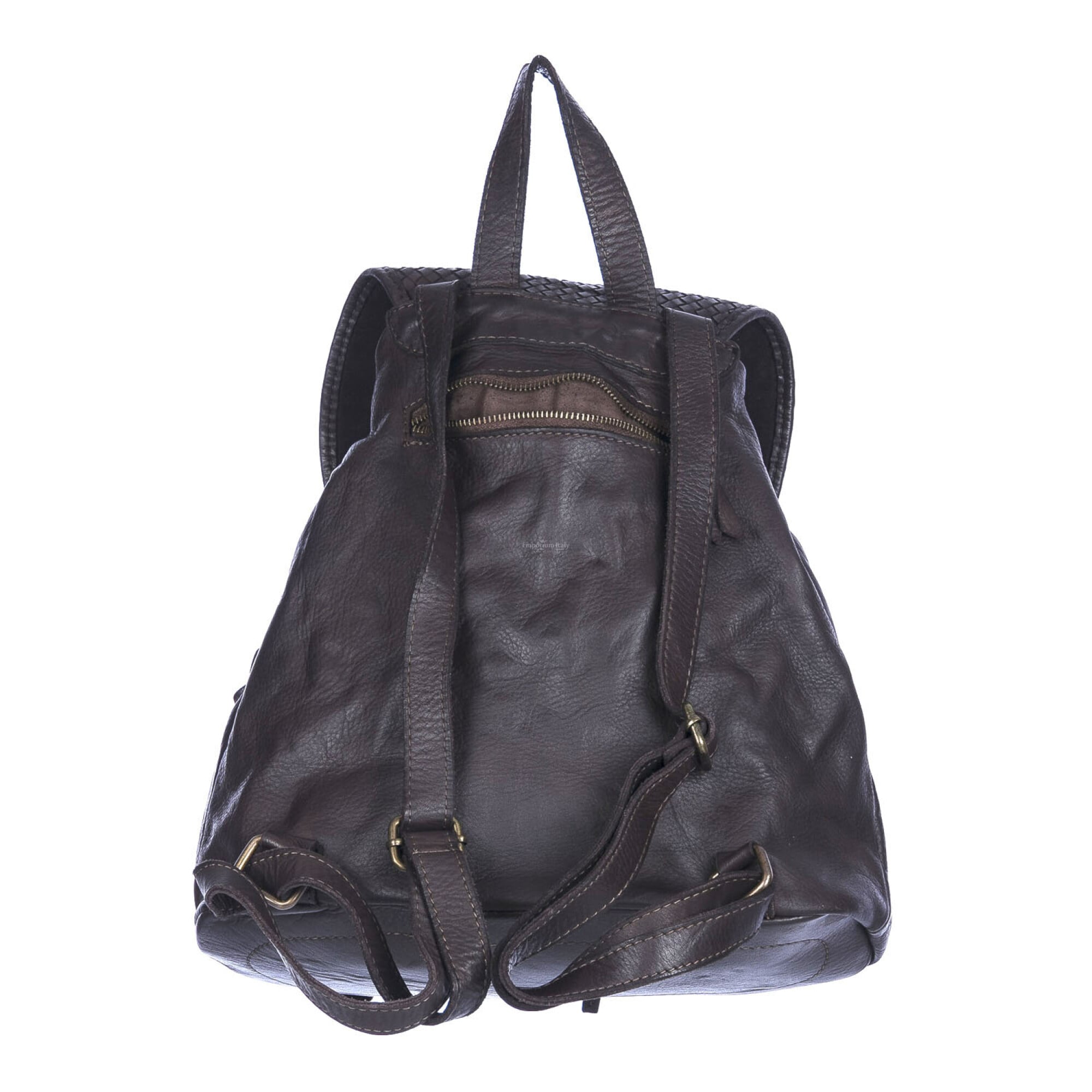 Borse in Pelle Leather Backpack Italy Black Vintage Drawstring Buckle Bag Amazon.com: VASCHY Backpack Purse for Women, Fashion Faux  main image 2