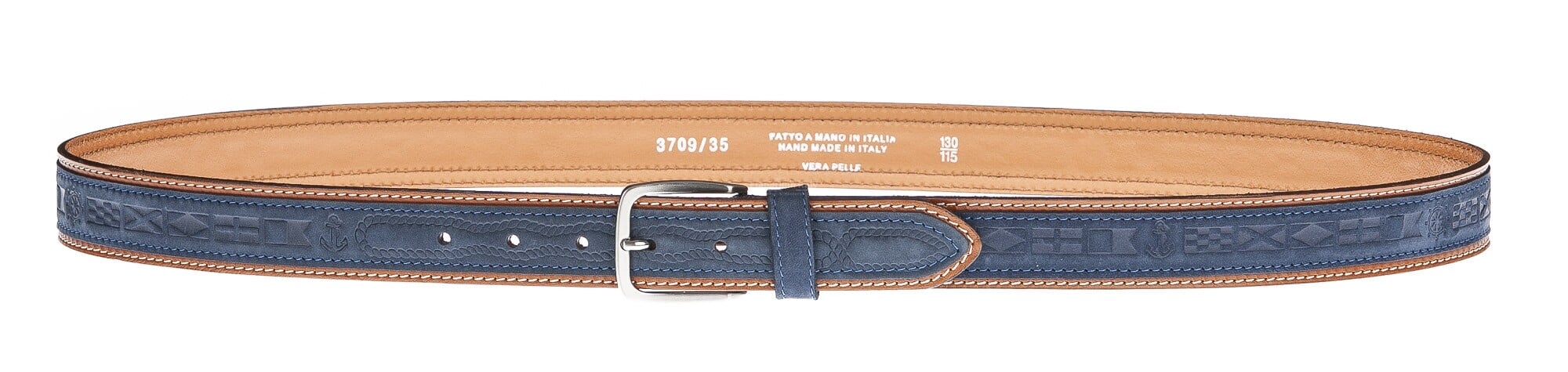 Cintura classica in pelle grezza marrone | Disponibile! | BSWK