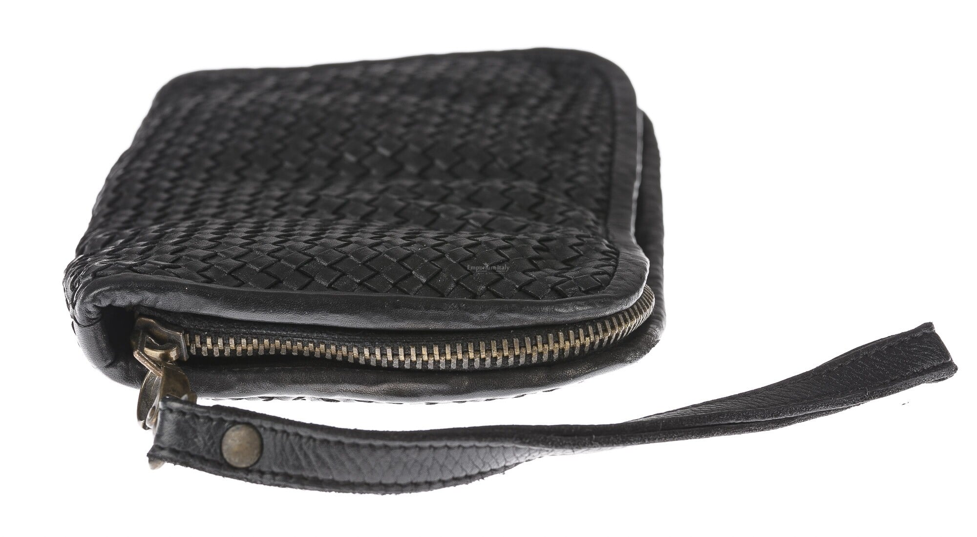 JONON Pochette Da Polso In Vera Pelle Donna - Borsa A Tracolla Con Cinturino, 20x13 Cm, Con Cerniera