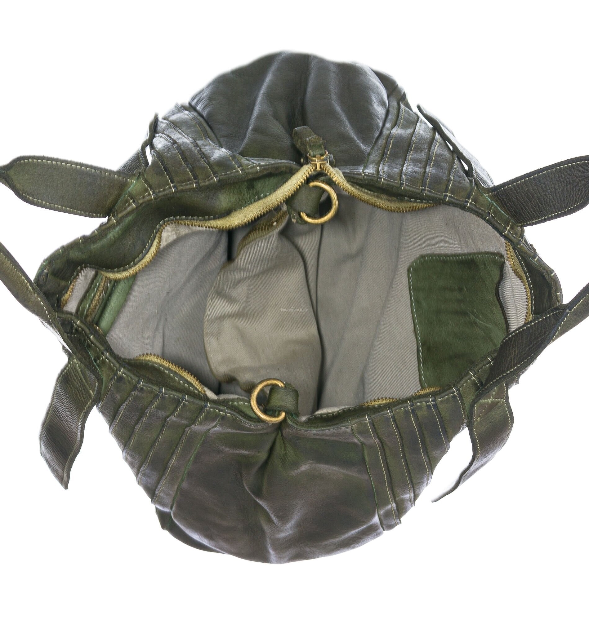 Borsa Da Pugni Vintage FatCat In Pelle TAN, Riempita Con Catene, Palestra Boxe Home