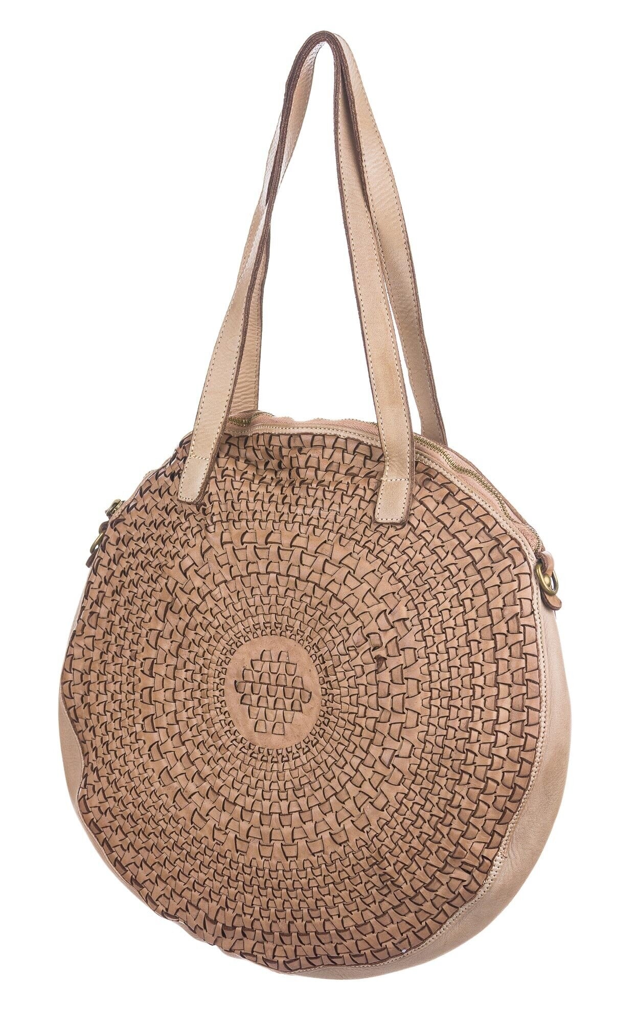 Sac à Main Femme En Peau De Chèvre Vintage - Marron - Fait Main - Pour Travail Et Voyage