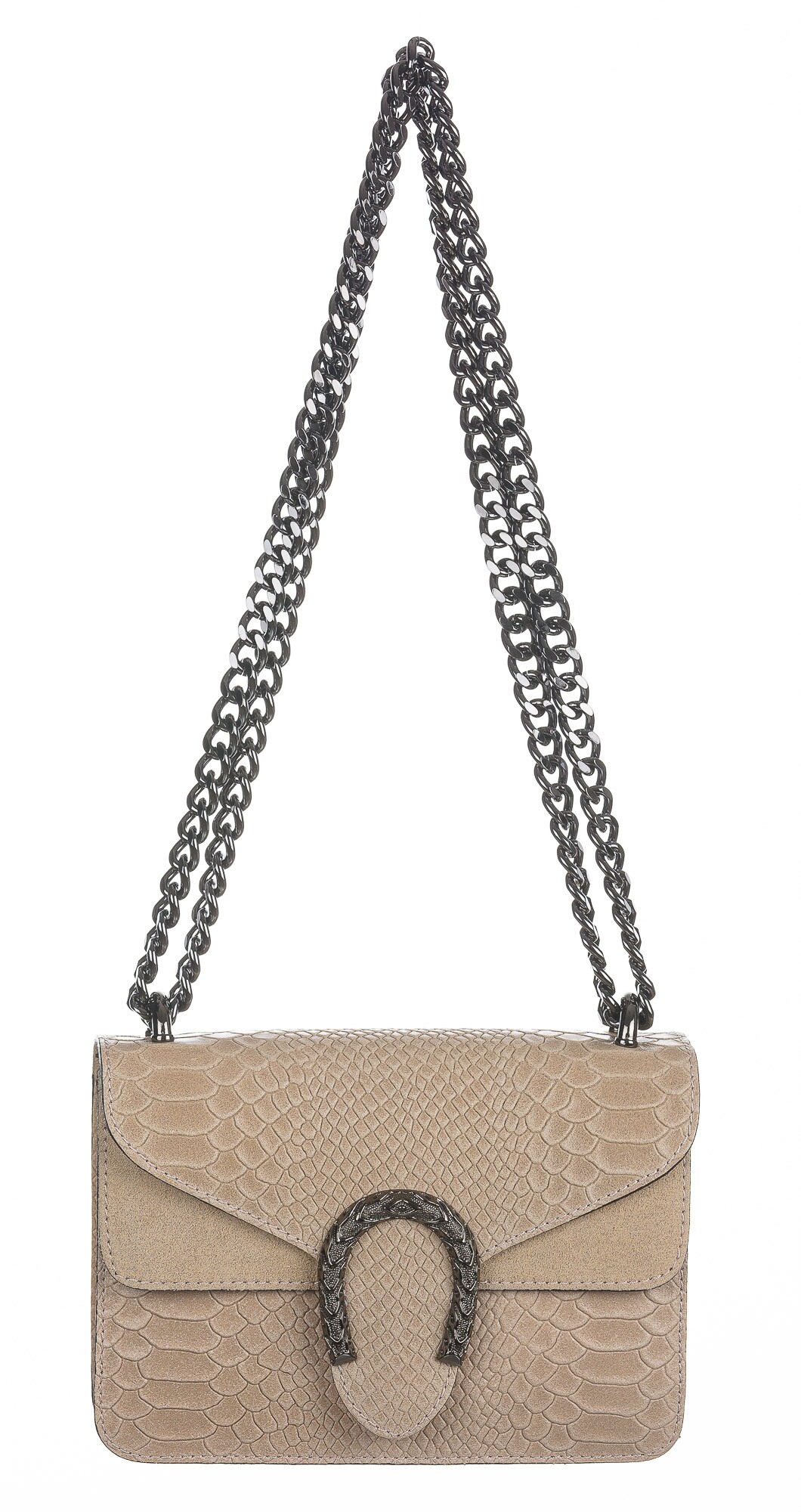 Genuine leather small shoulder bag VIKTORIA color BEIGE CHIAROSCURO MADE IN ITALY MINI LEATHER BAGS Emporium Italy