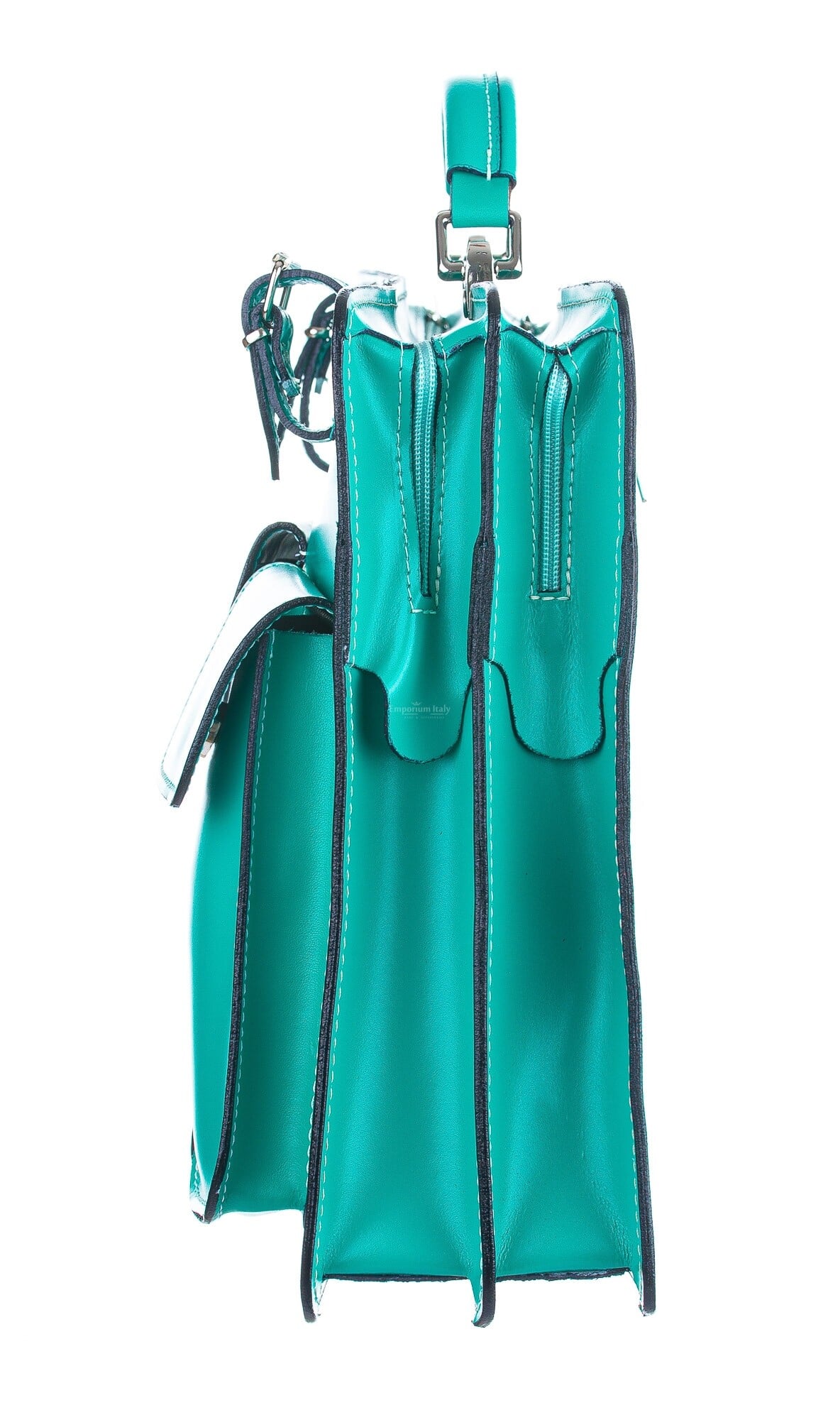 Royal Bagger Portamonete RFID Con Portachiavi, Portafoglio Multi Zip In