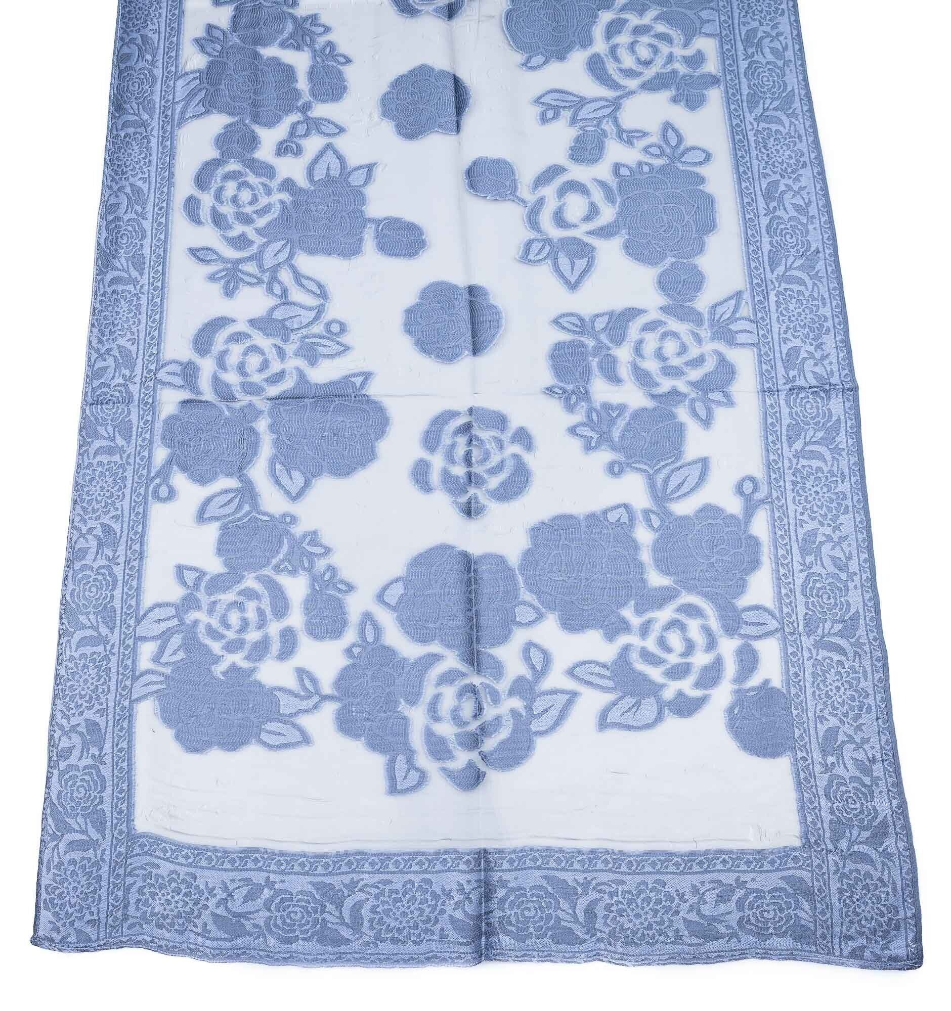 ONE OF A KIND FOULARD SCARF WITH DESTROYED EDGES 130x120-CAMELIA- main image 0