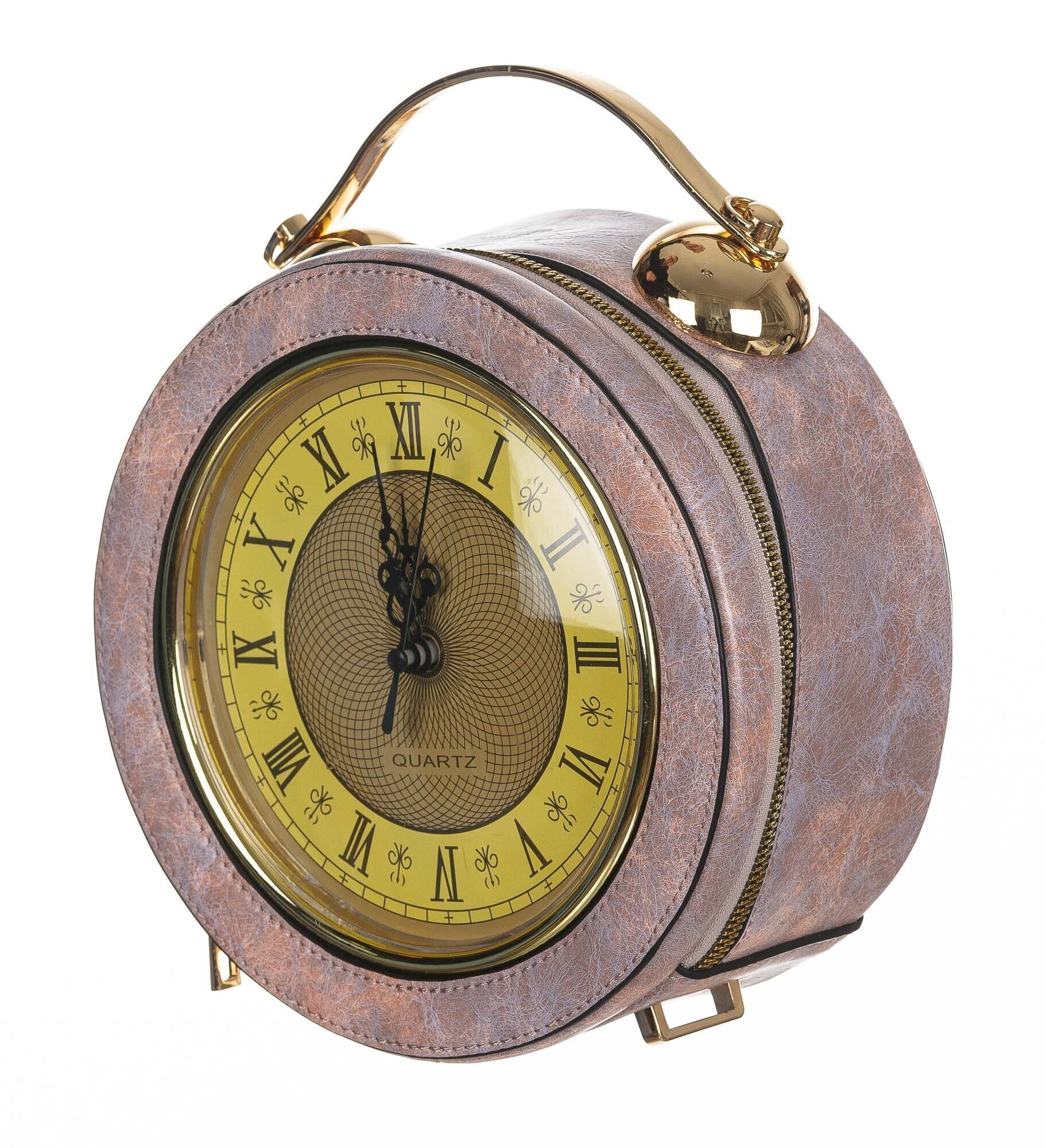 Borsa A Tracolla Donna A Forma Di Orologio - Stile Retrò Steampunk Con Orologio Funzionante