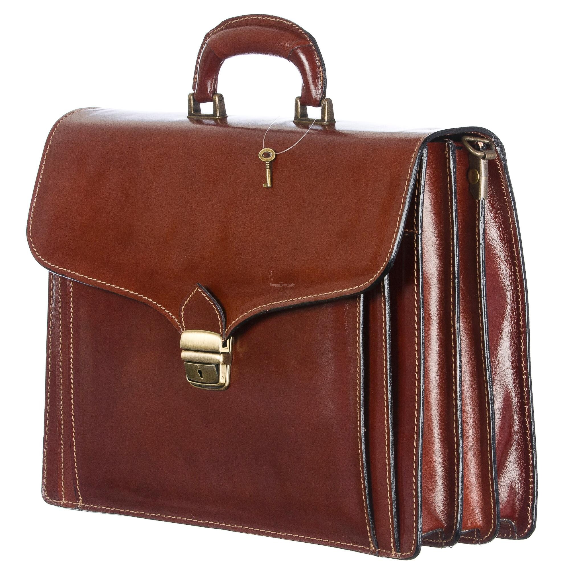 Work / Office mans bag buffered real leather mod. ALESSANDRO