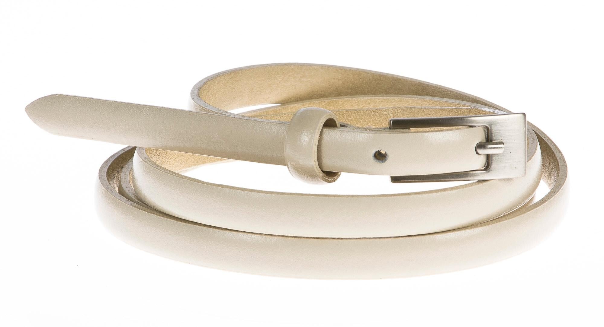 Ceinture Femme Vintage Corde Blanche - Fabriquée En Italie, Neuf Avec étiquettes