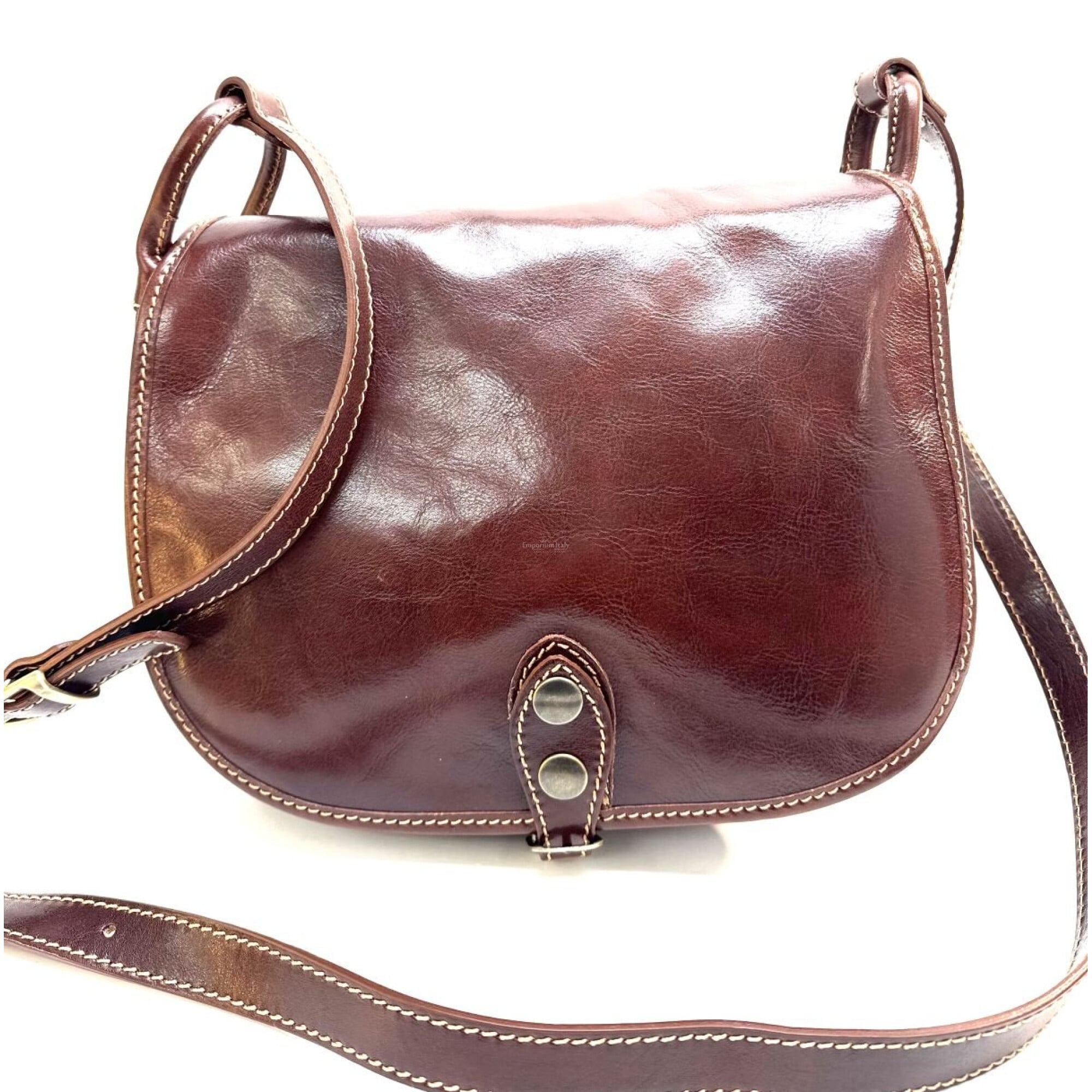 Macayda Borsa a mano da donna, taglia media, in pelle scamosciata, con tracolla rimovibile, marrone