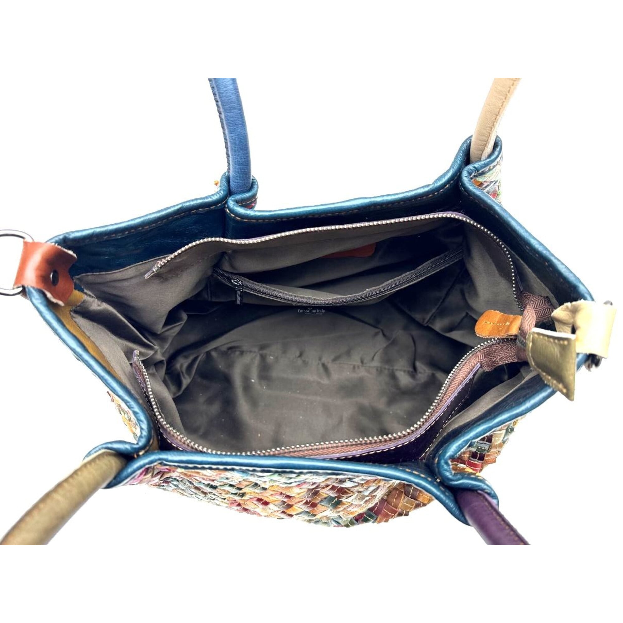 Ladies genuine leather bag ARIANNA DINI mod. TULLIA, MULTICOLOR 