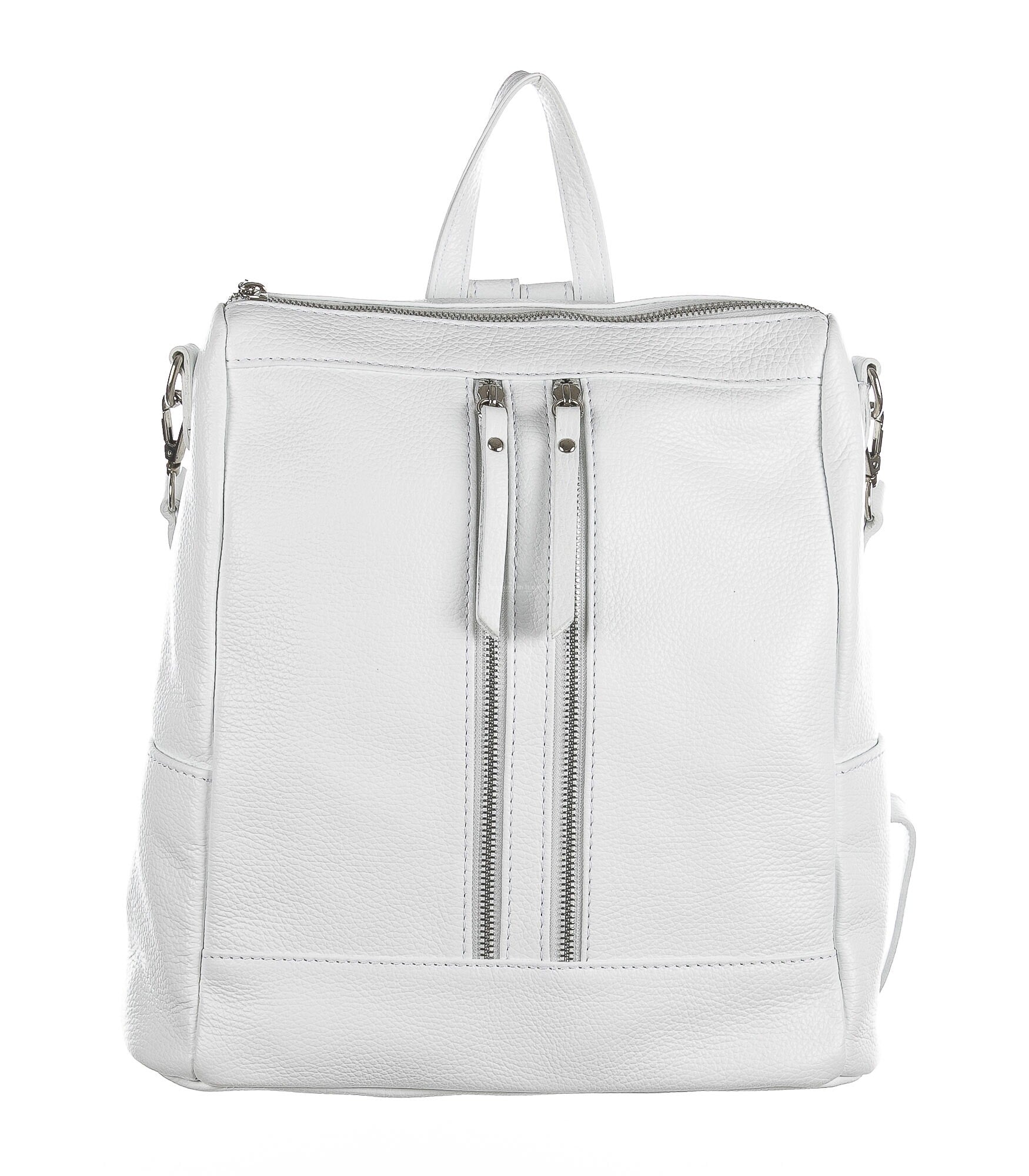 Zaino E Borsa 2 In 1 In Vera Pelle Made In Italy: Eleganza Versatile Per Ogni Occasione - 6