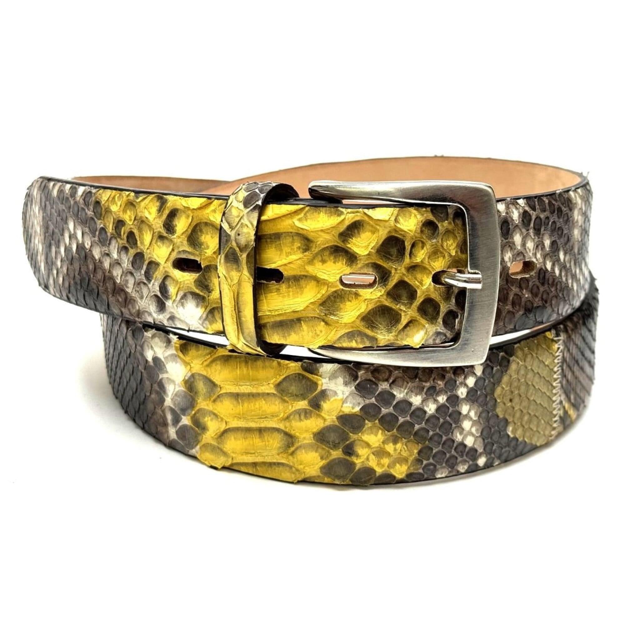 Batte il Cuore Python ? Skin belt stones/crystals buckle made in Italy ??‌ Men main image 2