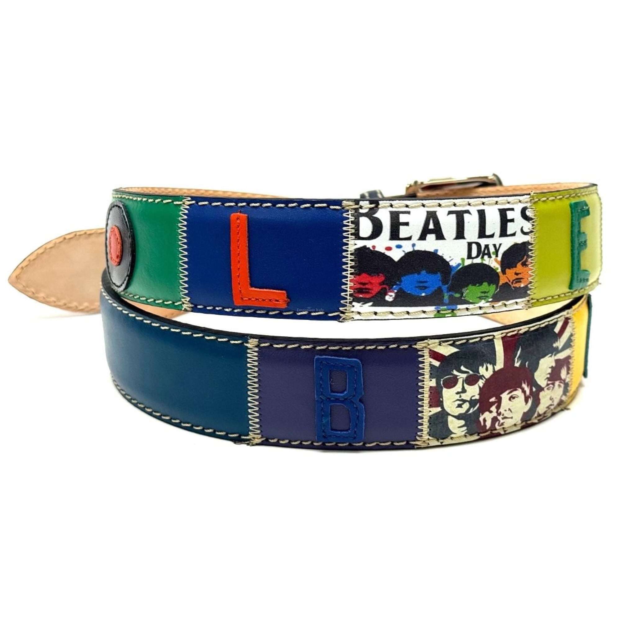 Genuine leather belt for man KINGSTON DISCO MUSIC, color  display picture 3
