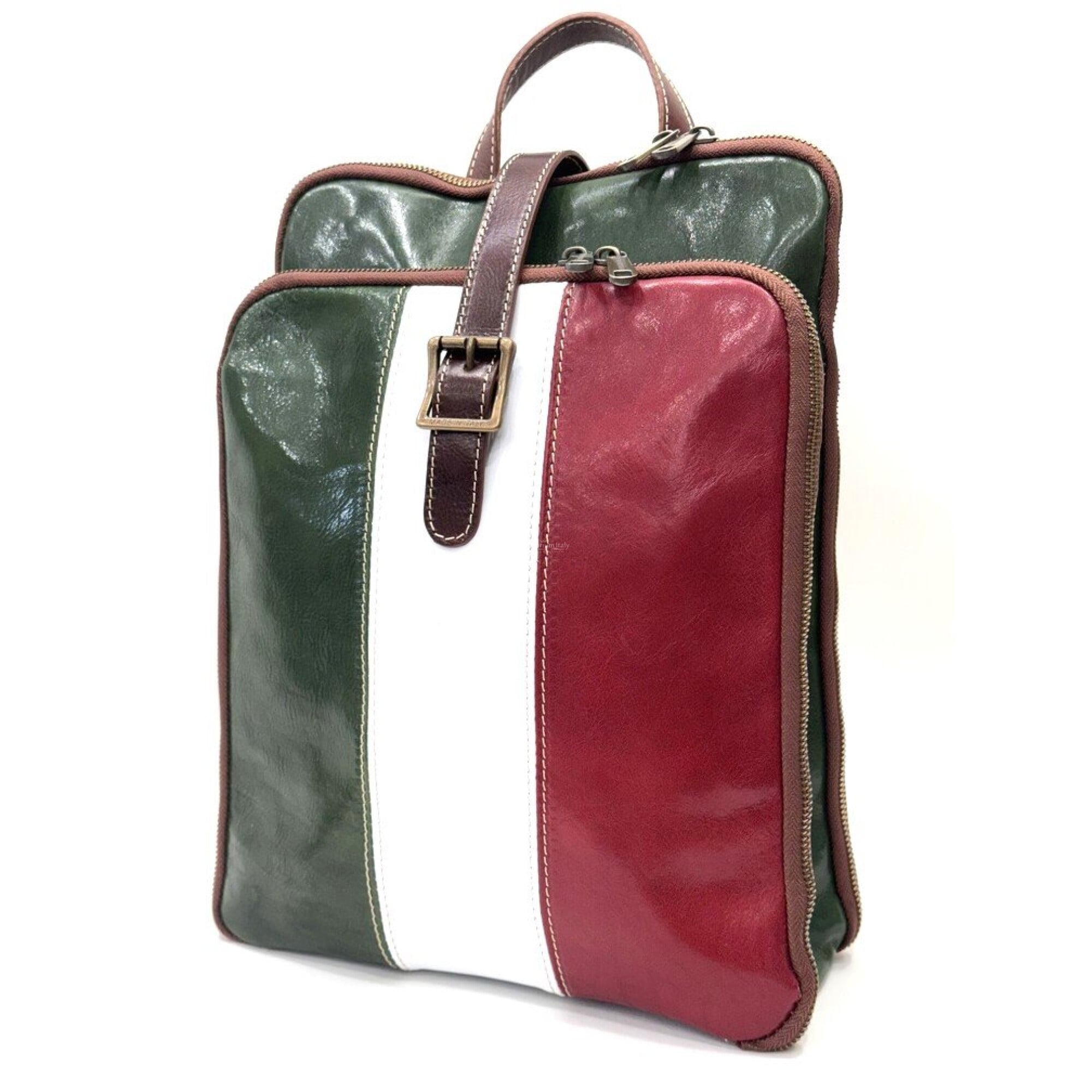 Ladies genuine leather backpack CHIAROSCURO mod. COLOMBINE