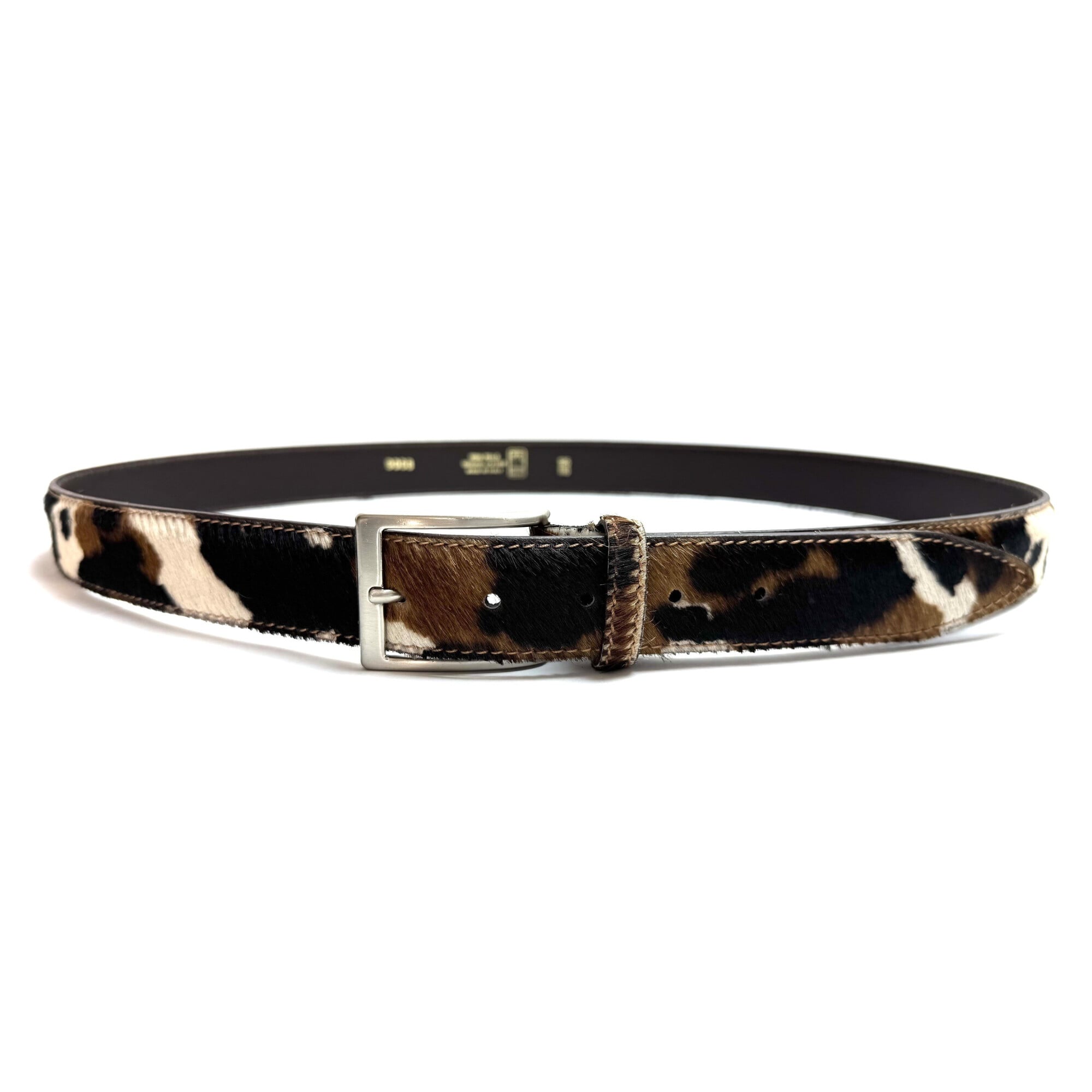Italian Cheetah Pony Hair Belt Valentino Garavani - VLogo Leopard Calf Hair Belt main image 4
