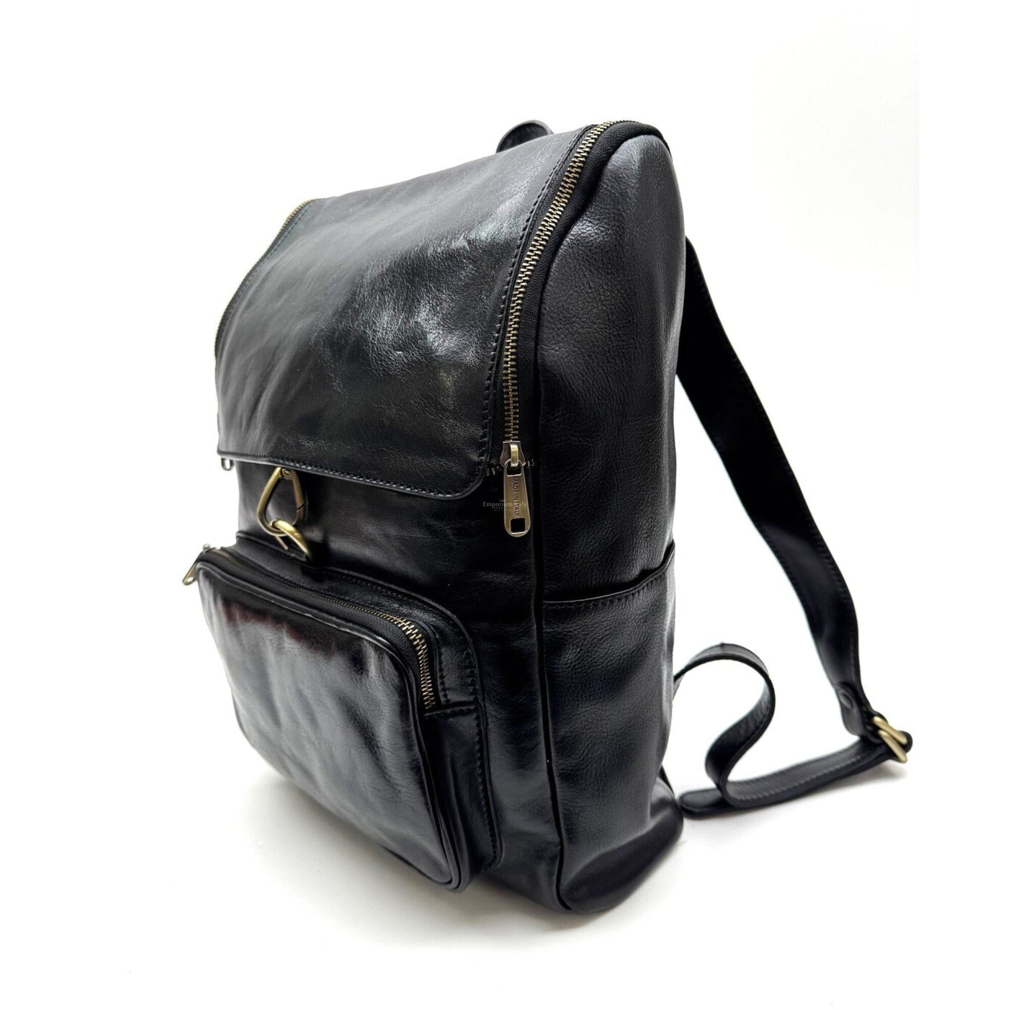 black leather backpack accessorize Buy London Women's Front Flap at Baby Bag for Hospital Faux Leather Backpack Black |