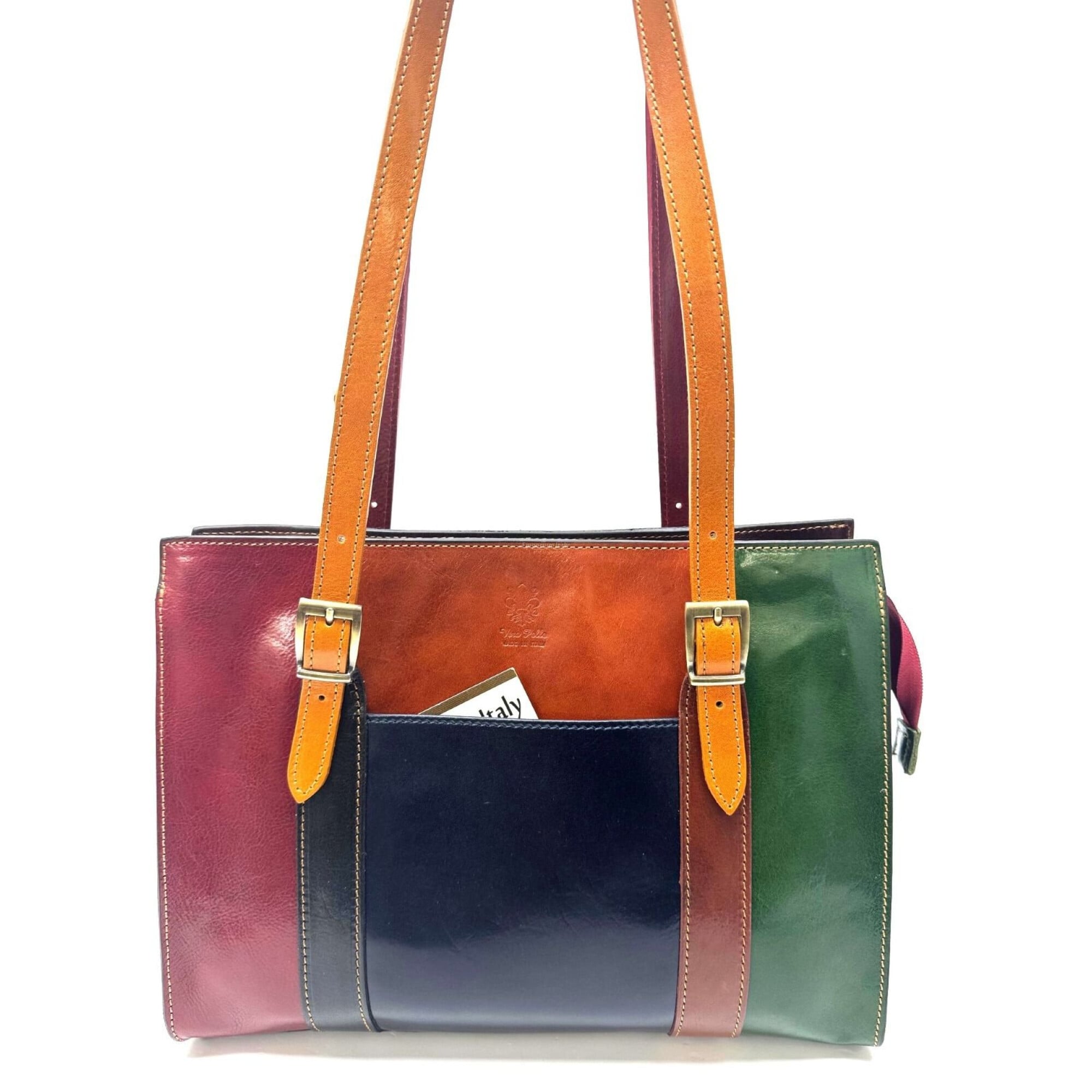 Borsa A Tracolla Donna PAYMA Impermeabile In Nylon Satinato, Con Tasche Interne Ed Esterne Con Cerniera, Colori Nero, Blu, Verde Militare, Kaki, Rosa, Uso Quotidiano - 6