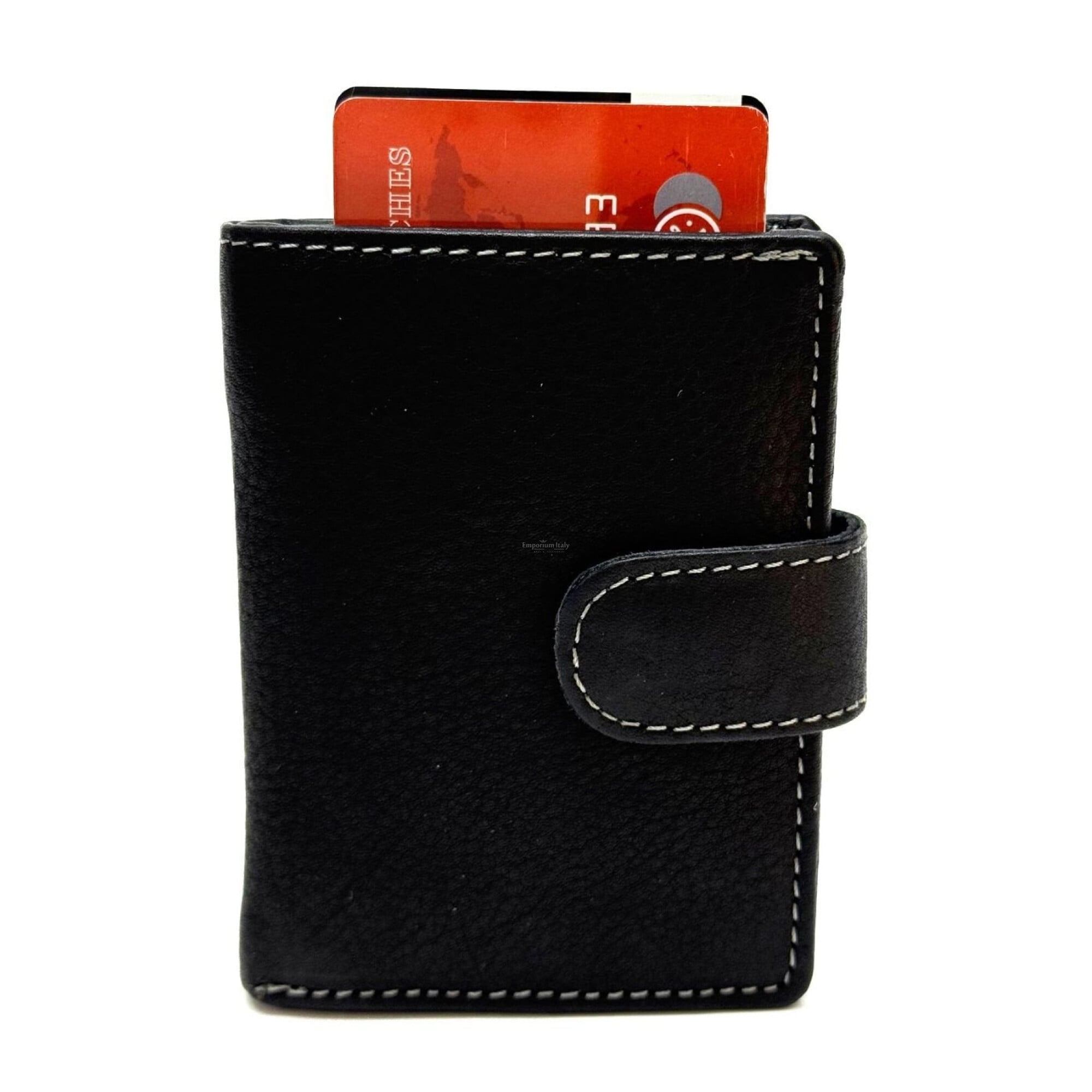 YESIIW Portafoglio Uomo In Pelle Vera Con Protezione RFID – Sottile, Magnetico E Capiente Con Portamonete – Regalo Perfetto Per Papà - 3