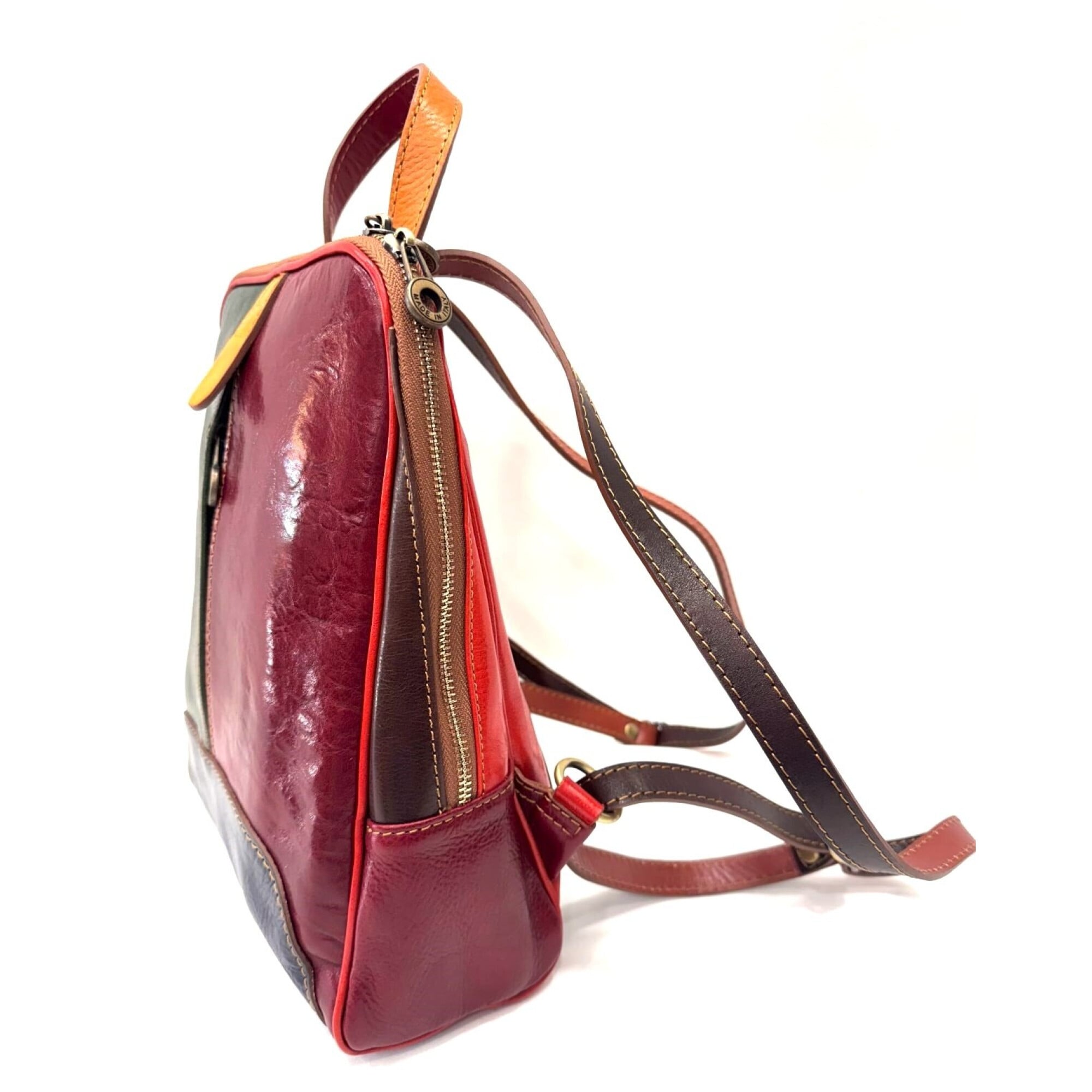 Genuine leather backpack for woman MONTE VENTUROSA, color  display picture 1
