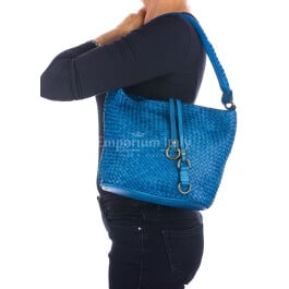 Genuine vintage leather bag for woman PRISCA SMALL, colour ...