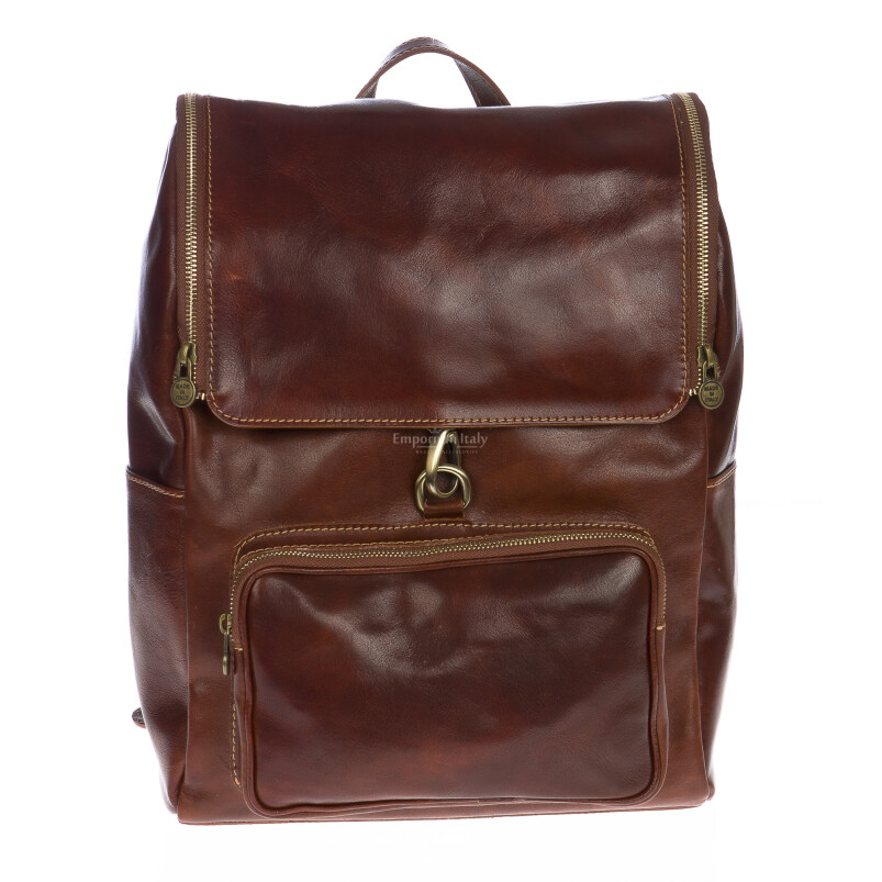 Backpack buffered real leather mod. EVEREST MAXI