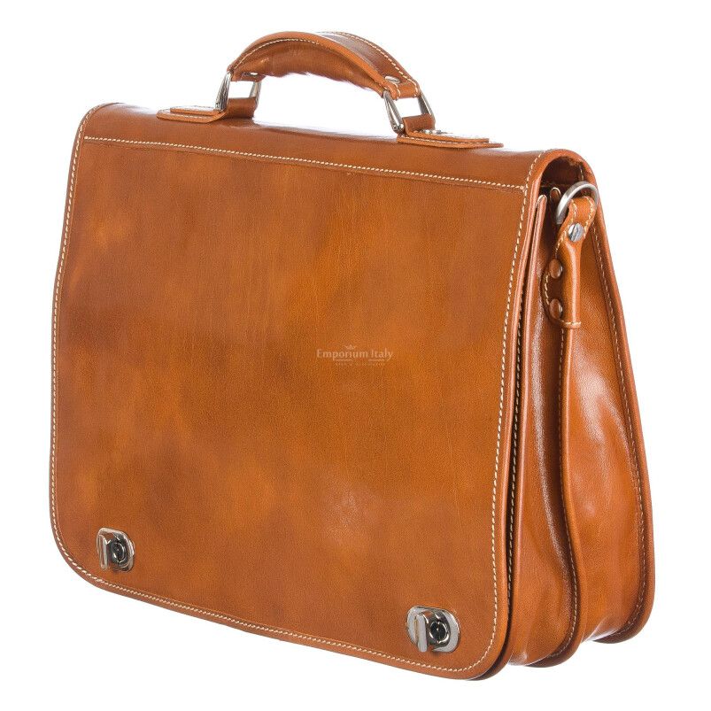 офисный мужской портфель/деловая женская сумка   из буферной кожи мод. GIORGIO