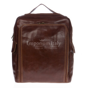 Backpack buffered real leather mod. MONTE BIANCO maxi