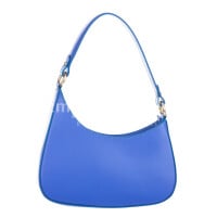 Borsa in vera pelle saffiano, modello ALISEA, colore CELESTE, CHIAROSCURO, Made in Italy