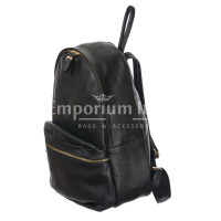 Backpack hammered leather, mod. BERNINA.