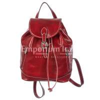 Backpack buffered real leather mod. MONTE LEONE maxi