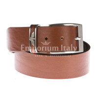 Mens buffered real leather belt mod. PORTLAND, Made in Italy.