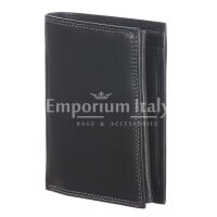 Portamonete Doppia Cerniera In Vera Pelle Brown | Leroy Merlin