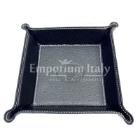 Кошелёк-перчатка  мужская / женская из кожи CHIAROSCURO мод. HARRY, цвет ЧЁРНЫЙ, Made in Italy.