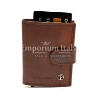 TOM TAILOR Portafoglio Da Uomo Bela In Pelle Marrone - Mini Con Protezione RFID E Slot Per Carte - 3