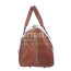 COMO SMALL : borsa da viaggio in cuoio, tricolore, colore : MIELE, Made in Italy