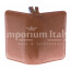 Portafoglio donna in vera pelle tradizionale SANTINI mod LAVANDA colore MARRONE Made in Italy. (Portafoglio