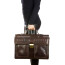 EVASIO : cartella ufficio / borsa lavoro uomo, in cuoio, colore : TESTAMORO, Made in Italy (Borsa)