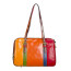 ADELAIDE : borsa donna ufficio in cuoio, colore : MULTICOLOR, Made in Italy (Borsa)