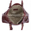 Borsa a spalla donna CLERY, in vera pelle morbida martellata, colore ROSSO, CHIARO SCURO, Made in Italy