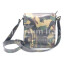 Shoulder bag for men in real printed leather, mod LEO, MULTICOLOR / MIMETIC color JUICE, MADE IN ITALY.