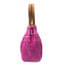 Borsa da donna in vera pelle / rafia SCARLETT colore FUCSIA, CHIAROSCURO, Made in Italy