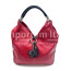 Borsa donna in vera pelle  CHIAROSCURO mod. BONELLA big, colore ROSSO, Made in Italy.