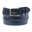 POSITANO EXTRA LUNGA: cintura uomo in cuoio, colore: BLU, CHIAROSCURO, Made in Italy