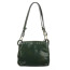 ORNELLA SMALL: borsa donna a spalla in cuoio, colore : VERDE, Made in Italy