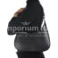 Borsa in vera pelle saffiano, modello ALISEA, colore NERO, CHIAROSCURO, Made in Italy