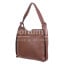 OLIVIA : borsa / zaino, pelle morbida, colore : MARRONE, Made in Italy