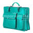 Cartella ufficio / lavoro in vera pelle CHIAROSCURO mod. ALEX maxi, colore VERDE ACQUA, Made in Italy adatta a computer Pc portatile 13/14 pollici, brochure grandi, cartelle e fogli formato A4