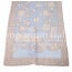 Foulard da donna CILIEGIO, design a fiori, colore TAUPE, EMPORIUM ITALY