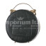 Borsa Mini Ben con orologio funzionante con tracolla, in Stile Steampunk, ecopelle, colore nero, ARIANNA DINI DESIGN