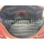 Borsa a tracolla da donna in vera pelle BELINDA MAXI, colore BORDEAUX, CHIAROSCURO, Made in Italy.
